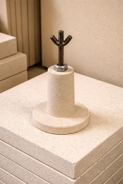 Ceramic Furnace Anchors with nut and bolt set